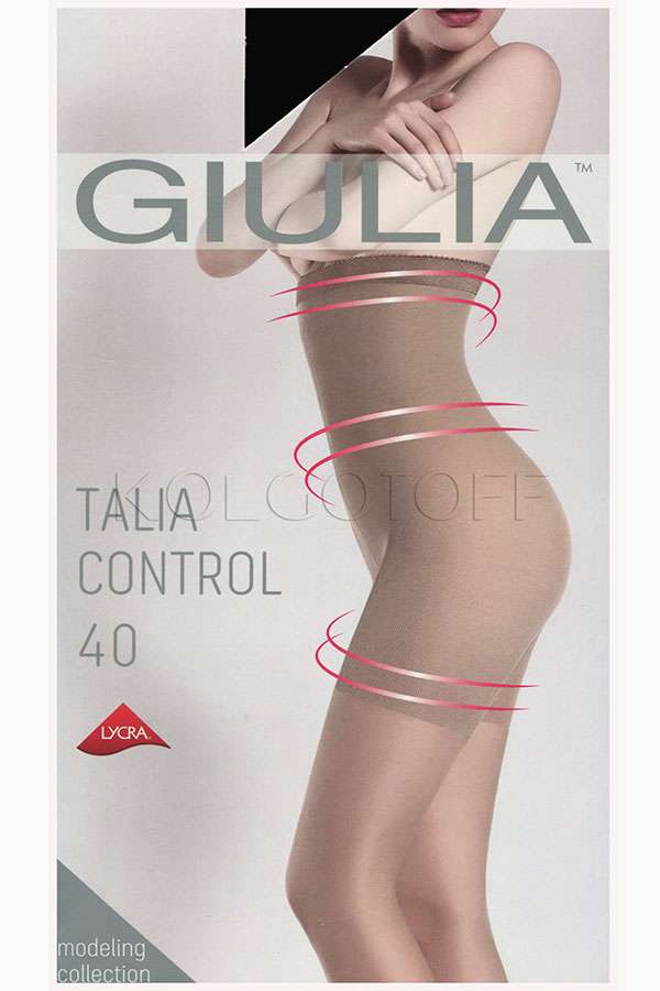 Моделюють колготки з високою талією GIULIA Talia Control 40